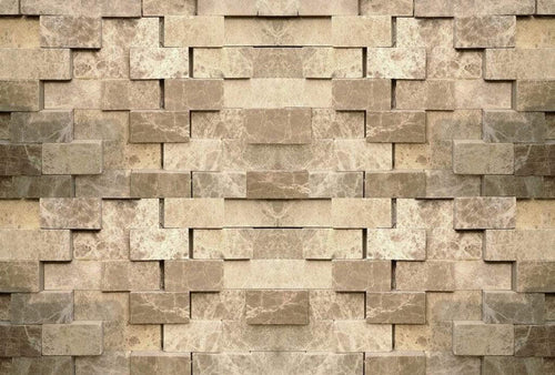 Wizard+Genius 3D Stone Wall Vlies Fotobehang 384x260cm 8 banen | Yourdecoration.nl