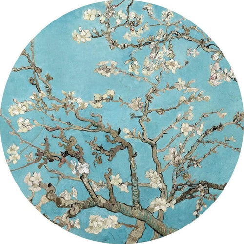 Wizard+Genius van Gogh Almond Blossom Vlies Fotobehang 140x140cm rond | Yourdecoration.nl