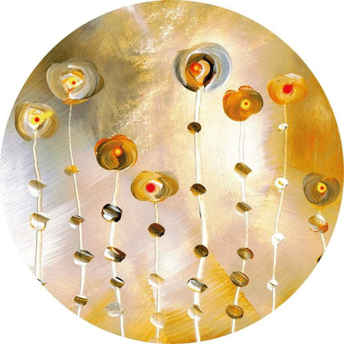 Wizard+Genius Golden Eye Vlies Fotobehang 140x140cm rond | Yourdecoration.nl