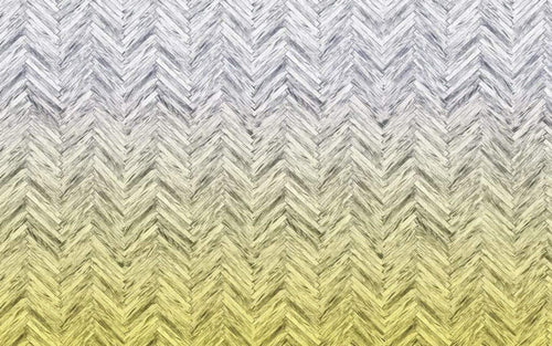 Komar Herringbone Yellow Vlies Fotobehang 400x250cm 4 banen | Yourdecoration.nl