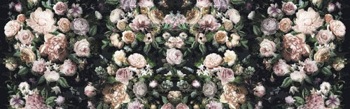 Komar Victoria Black Vlies Fotobehang 800x250cm 8 banen | Yourdecoration.nl