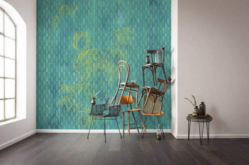 Komar Wild Flamingo 1 Vlies Fotobehang 200x250cm 2 banen Sfeer | Yourdecoration.nl