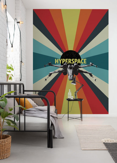 Komar Vlies Fotobehang Iadx4 029 Star Wars Hyperspace Interieur | Yourdecoration.nl
