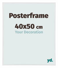 Posterframe 40x50cm Wit Hoogglans Kunststof Paris Maat | Yourdecoration.nl