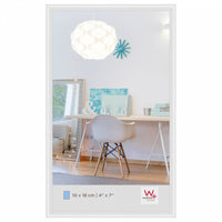 Walther Design New Lifestyle Kunststof Fotolijst 10x18cm Wit Voorzijde | Yourdecoration.nl