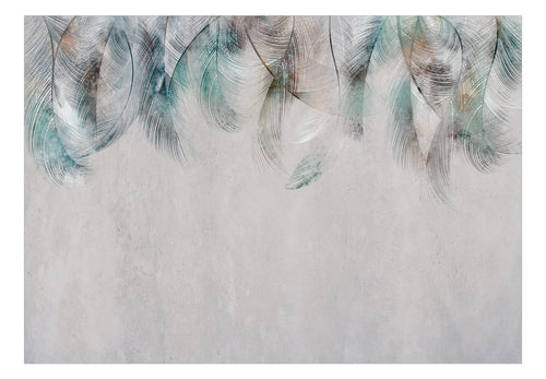 Fotobehang - Colourful Feathers - Vliesbehang