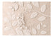 Fotobehang - Paper Flowers Beige - Vliesbehang