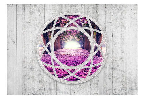 Fotobehang - Fuchsia Landscape - Vliesbehang
