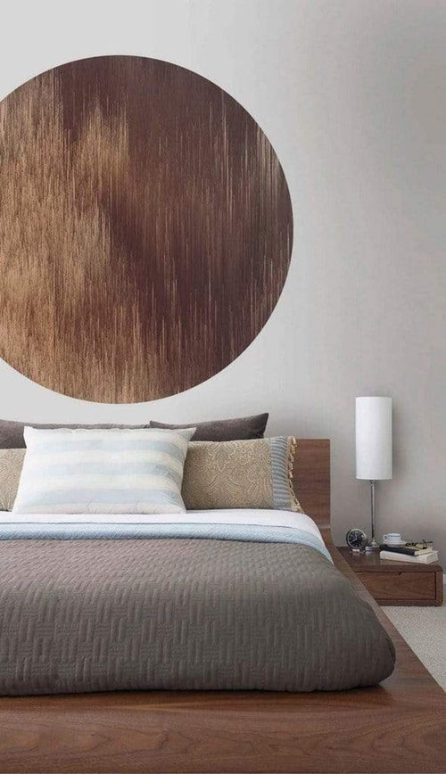 Komar Windlines Color Fotobehang 125x125cm Rond Sfeer | Yourdecoration.nl