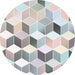 Komar Pastel Deluxe Fotobehang 125x125cm Rond | Yourdecoration.nl