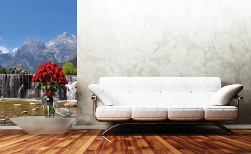 Dimex Alps Fotobehang 150x250cm 2 banen Sfeer | Yourdecoration.nl