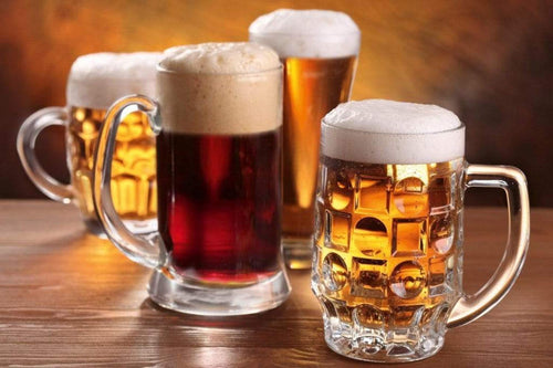 Dimex Beer Mugs Fotobehang 375x250cm 5 banen | Yourdecoration.nl