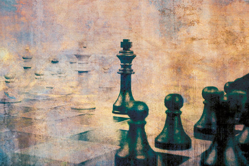 Dimex Chess Abstract Fotobehang 375x250cm 5 banen | Yourdecoration.nl