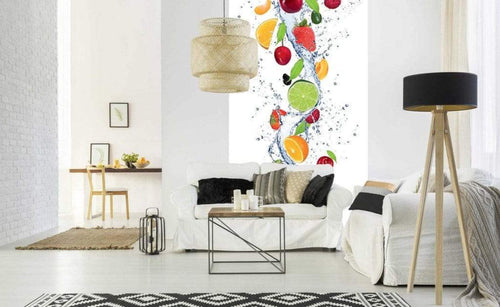 Dimex Fruits in Water Fotobehang 150x250cm 2 banen Sfeer | Yourdecoration.nl