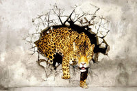 Dimex Hunting Panther Fotobehang 375x250cm 5 banen | Yourdecoration.nl