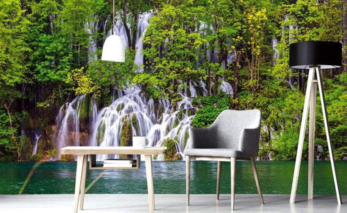 Dimex Plitvice Lakes Fotobehang 375x250cm 5 banen Sfeer | Yourdecoration.nl