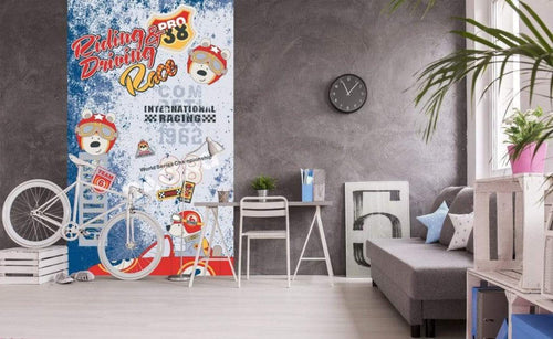 Dimex Race Fotobehang 150x250cm 2 banen Sfeer | Yourdecoration.nl