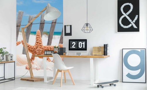 Dimex Starfish Fotobehang 150x250cm 2 banen Sfeer | Yourdecoration.nl