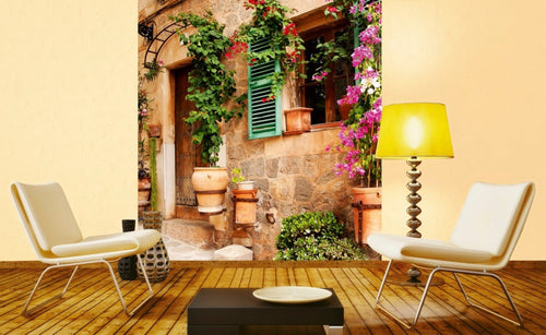 Dimex Street Garden Fotobehang 225x250cm 3 banen Sfeer | Yourdecoration.nl