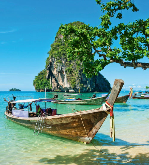 Dimex Thailand Boat Fotobehang 225x250cm 3 banen | Yourdecoration.nl