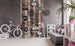 Dimex Vintage Labels Fotobehang 150x250cm 2 banen Sfeer | Yourdecoration.nl
