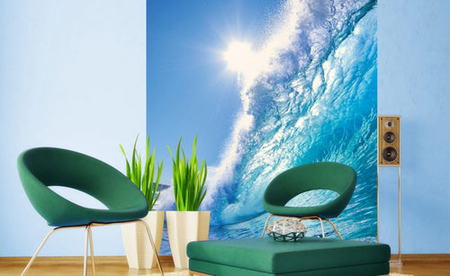 Dimex Wave Fotobehang 225x250cm 3 banen Sfeer | Yourdecoration.nl