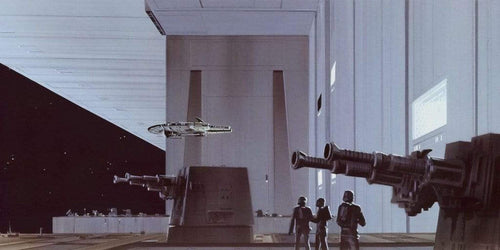 Komar Star Wars Classic RMQ Death Star Hangar Vlies Fotobehang 500x250cm 10 banen | Yourdecoration.nl