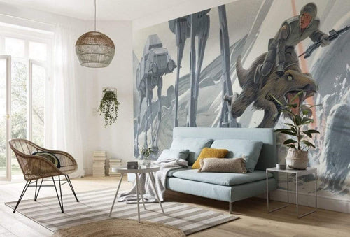 Komar Star Wars Classic RMQ Hoth Battle Ground Vlies Fotobehang 500x250cm 10 banen Sfeer | Yourdecoration.nl