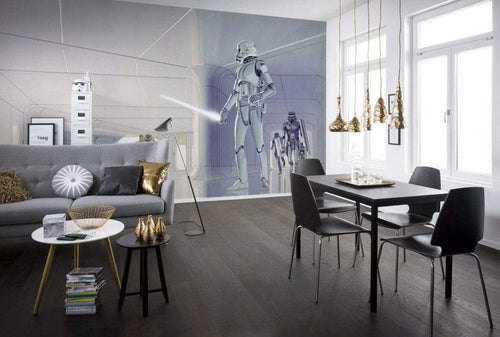Komar Star Wars Classic RMQ Stormtrooper Hallway Vlies Fotobehang 500x250cm 10 banen Sfeer | Yourdecoration.nl