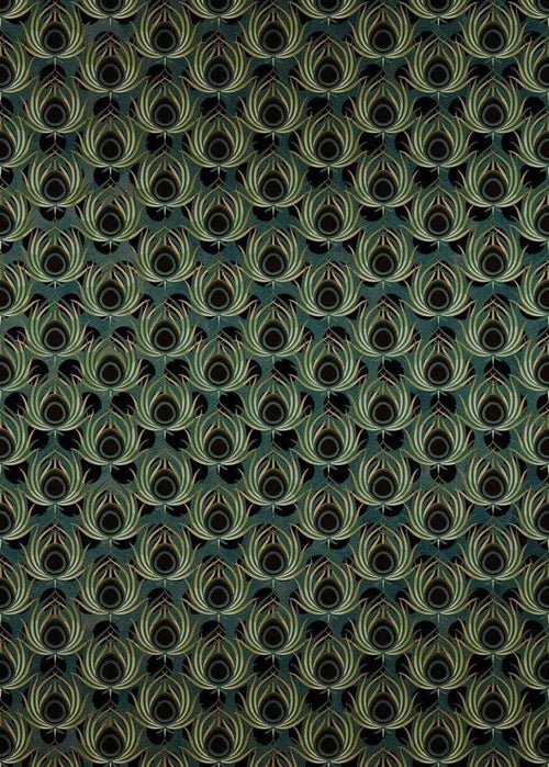 Komar Paon Vert Vlies Fotobehang 200x280cm 4 banen | Yourdecoration.nl