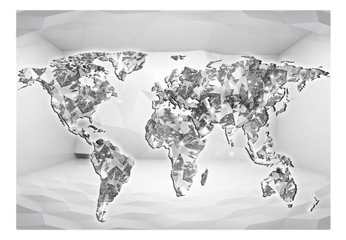 Fotobehang - Diamond Map - Vliesbehang