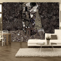 Fotobehang - Klimt Inspiration Recalling Tenderness - Vliesbehang