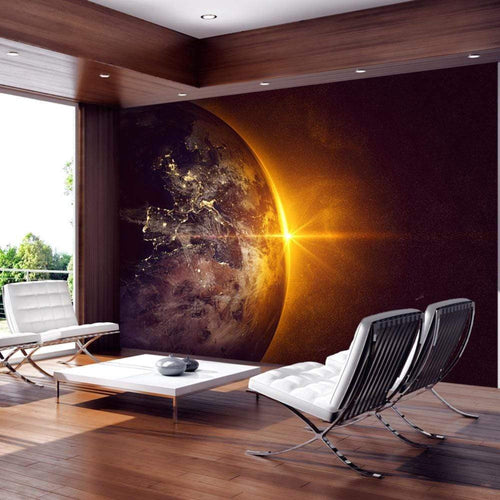 Artgeist Golden Earth Vlies Fotobehang Sfeer | Yourdecoration.nl