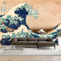 Fotobehang - Hokusai the Great Wave Off Kanagawa Reproduction - Vliesbehang