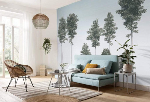 Komar Pines Vlies Fotobehang 400x280cm 4 banen Sfeer | Yourdecoration.nl