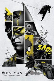 Pyramid Batman 80th Anniversary Poster 61x91,5cm | Yourdecoration.nl
