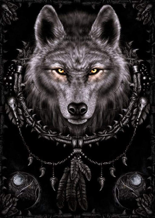 Pyramid Spiral Wolf Dreams Poster 61x91,5cm | Yourdecoration.nl