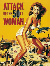 Liby  Attack of the 50FT. Woman Kunstdruk 60x80cm | Yourdecoration.nl