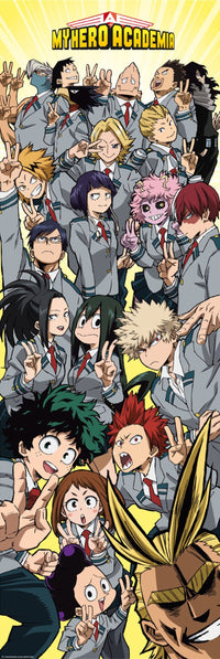 Abystyle My Hero Academia Door Poster Classroom Poster 53X158cm | Yourdecoration.nl