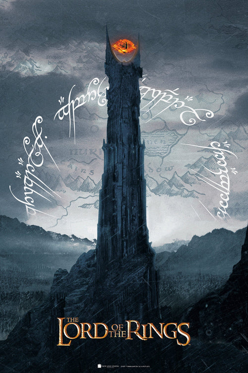 Gbeye Lord Of The Rings Sauron Tower Poster 61X91 5cm | Yourdecoration.nl