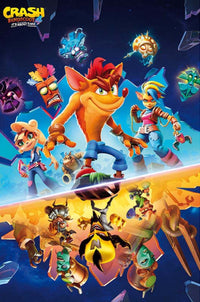 ABYstyle Crash Bandicoot It'S About Time Poster 61x91,5cm | Yourdecoration.nl