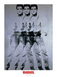 Andy Warhol  Elvis 1963 Triple Kunstdruk 66x90cm | Yourdecoration.nl