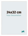 Annecy Kunststof Fotolijst 24x32cm Wit Hoogglans Voorzijde Maat | Yourdecoration.nl