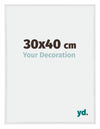 Annecy Kunststof Fotolijst 30x40cm Wit Hoogglans Voorzijde Maat | Yourdecoration.nl