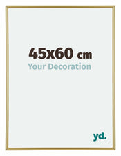 Annecy Kunststof Fotolijst 45x60cm Goud Voorzijde Maat | Yourdecoration.nl