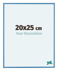 Austin Aluminium Fotolijst 20x25cm Staal Blauw Voorzijde Maat | Yourdecoration.nl