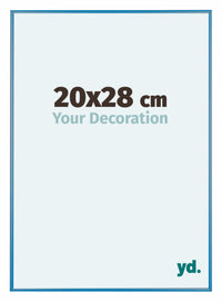 Austin Aluminium Fotolijst 20x28cm Staal Blauw Voorzijde Maat | Yourdecoration.nl