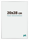 Austin Aluminium Fotolijst 20x28cm Zilver Hoogglans Voorzijde Maat | Yourdecoration.nl