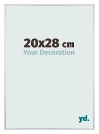 Austin Aluminium Fotolijst 20x28cm Zilver Mat Voorzijde Maat | Yourdecoration.nl
