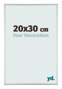 Austin Aluminium Fotolijst 20x30cm Zilver Mat Voorzijde Maat | Yourdecoration.nl